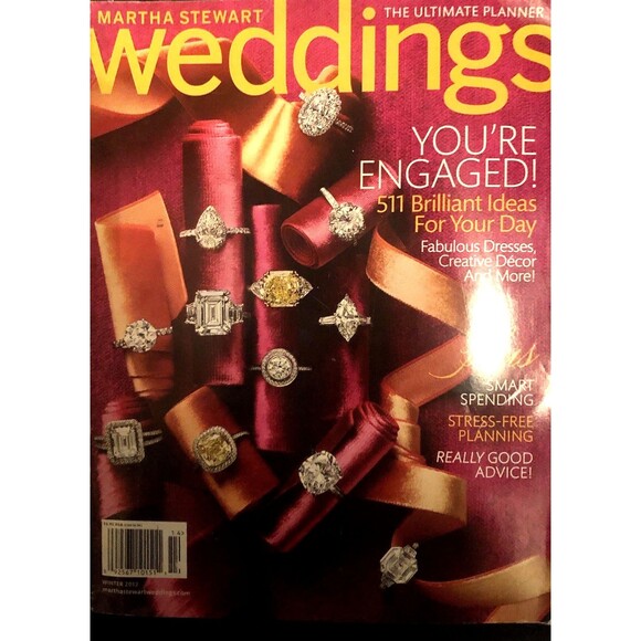 Martha Stewart Other - Martha Stewart Weddings Magazine Bridal Gowns Dresses Rings Planning Winter 2012